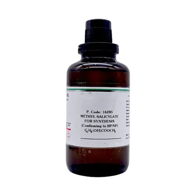 Premium Quality 99% Assay Pack of 2 Methyl Salicylate LR Lab Reagent Liquid Solvent 500ml (CAS: 119-36-8)