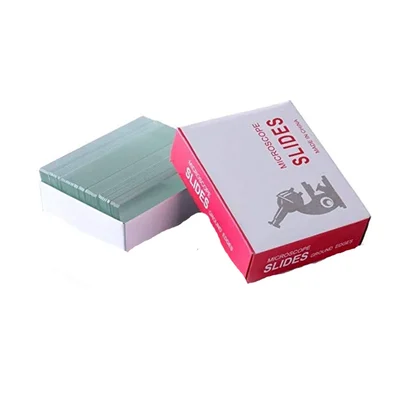 ELECOPTO 100 Pieces High Transparency Laboratory Pre Cleaned Glass Slide
