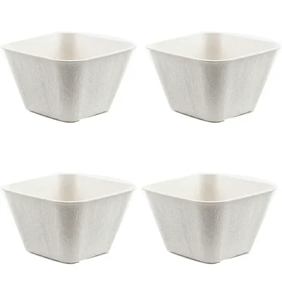 Chuk 90 ml Biodegradable Sauce Container 1000pcs, Sugarcane Bagasse Box for Parties Family Events