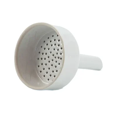 ELECOPTO 250 ml 3 Inch Thick Stem Laboratory Filtration Porcelain Glass Construction Buchner Funnel