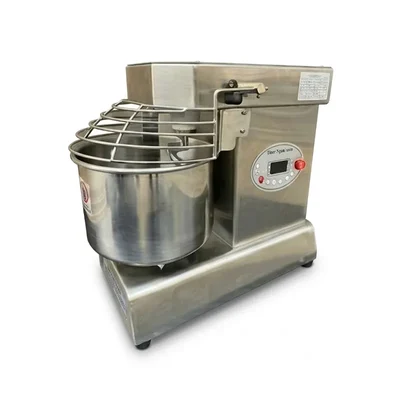 Commercial Spiral Mixer 10 Litre Stainless Steel Dough Kneader with Digital Controller and Auto Stop Sensor