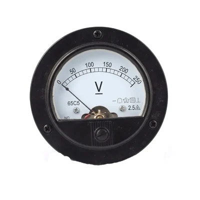 Elecopto 0-500V 0-30A 3 Inch Round Voltmeter Ammeter Combo Primary Use Monitoring AC Voltage Current