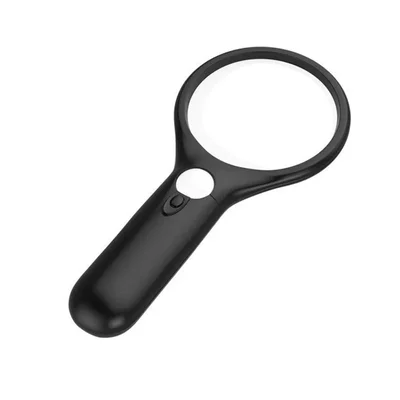 Elecopto Torch Magnifier Primary Use Object Magnification Reading Glass Lens Convex