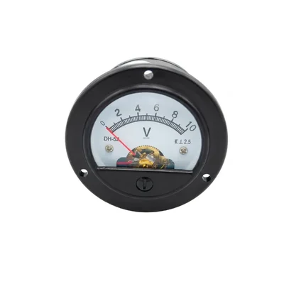 Elecopto 0-10volt Round Voltmeter Primary Use Potential Difference Measurement Round Shape