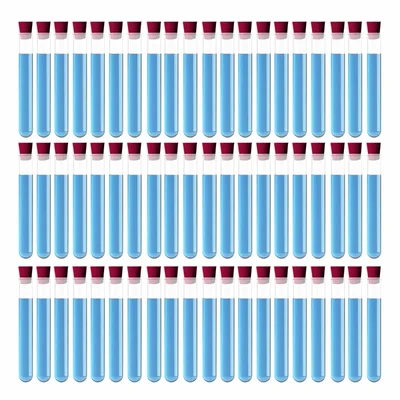 VVS 18x150 3.3 Borosilicate Glass pack of 100 Test Tube Flat Mouth Round Bottom