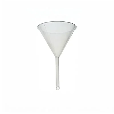 Vvs 100ml Pack of 1 Long Stem Funnel Clear Polypropylene Chemical Resistant