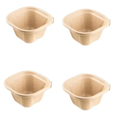 Chuk 750ml Biodegradable Delivery Container 1000pcs, Sugarcane Bagasse Bowl for Parties Family Events