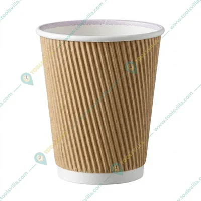 250 ml Regular, Disposable Double Wall (White) Paper Glass - 240+280 gsm for Picnic, Travel, Food Truck (Pack-500 PCS)