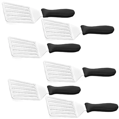 Smart Chef HS40130 Stainless Steel 16pcs Spatula 5 inch x 3.5 inch Blade Length for Commercial Restaurant