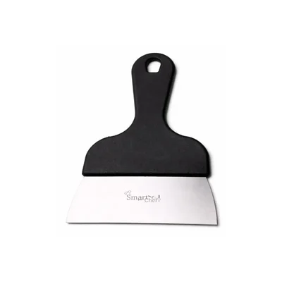 Smart Chef HS10701 Stainless Steel Chocolate Scraper Spatula 5.75 inch Blade Length for Commercial Restaurant