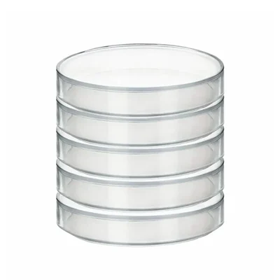 VVS 100mm 5Pcs Lab Bacterial Plant Cell Culture Polypropylene Autoclavable Petri Dish