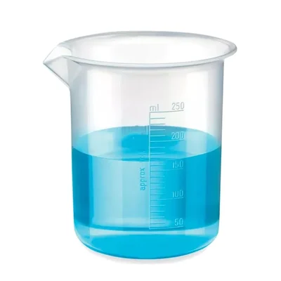 VVS 250 ml Pack of 1 Polypropylene Graduated Chemistry Lab Beaker