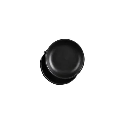 7.5 Inch Black Melamine Artisian Qtr. Plate (Pack of 2), Serving Platter Set for Restaurants, Catering