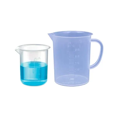 Polypropylene Graduated Beaker Set (25ml & 250ml, Pack of 2) for School, College & Chemistry Labs