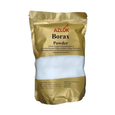 Azlok 200g Pack of 4 Laboratory Use Borax Fine Powder Unscented