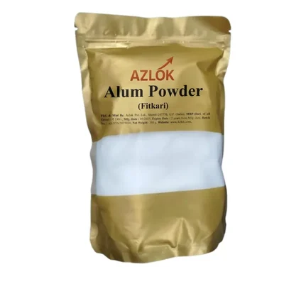 Azlok 200g Pack of 4 Laboratory Use Pure Alum Fine Powder Smooth Texture