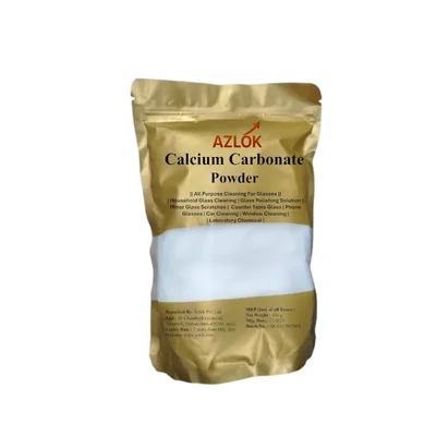 Azlok 200g Pack of 4 Laboratory Use Calcium Carbonate Fine Powder