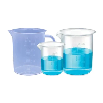 VVS 25ml 250ml Chemistry Lab Beaker 250ml Jug Set Clear Polypropylene Set Of 3