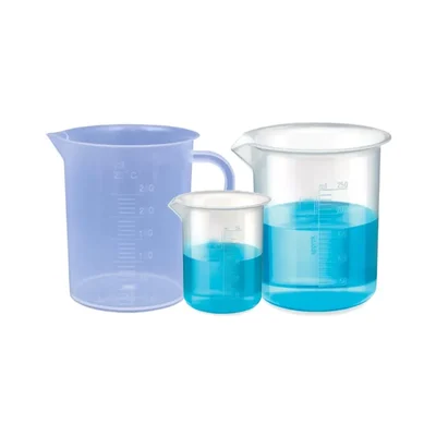 VVS 50ml 250ml Chemistry Lab Beaker 250ml Jug Set Clear Polypropylene Set Of 3