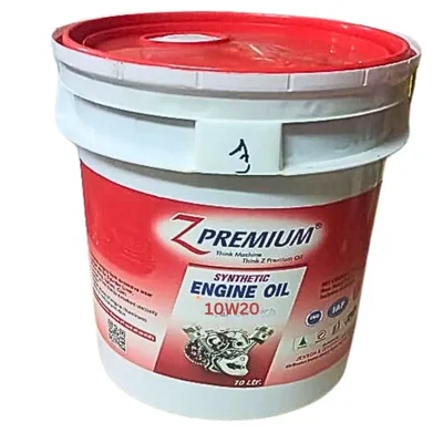 ZPremium 10W20 Synthetic Petrol Engine Oil 10L Fuel Efficiency