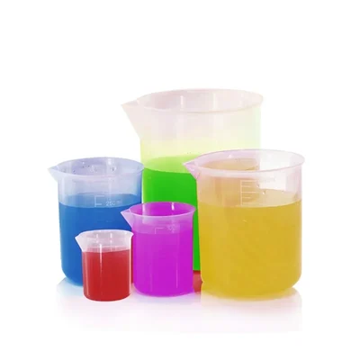 VVS Polypropylene Graduated Beaker Set 5 Sizes 50ml to 1000ml Heavy Duty