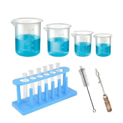 VVS Polypropylene Measuring Beaker Set 50ml to 500ml Pack of 13 School Lab