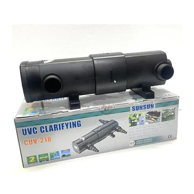Sunsun CUV-218 22W Pond UV Steriliser Set for 20,000L Ponds & 2500L/h Pumps with Universal Hose Connections