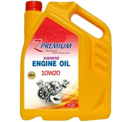 ZPremium 10W20 Synthetic Petrol Engine Oil 5L Fuel Efficient Anti Wear
