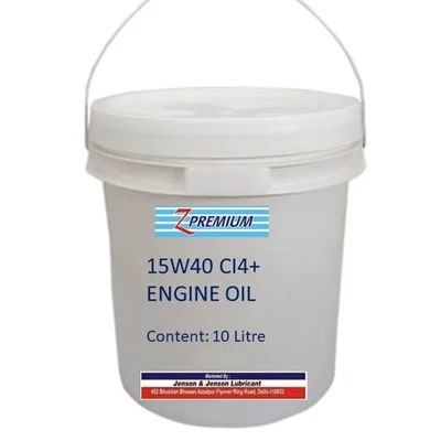ZPremium 15W40 CI4+ 10L Diesel Engine Oil Heavy Duty Lubricant Smooth Performance