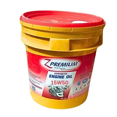 Z Premium 15W50 Engine Oil 10L Bucket Reliable Heavy Vehicle Engine Protection Smooth Running Lubricant