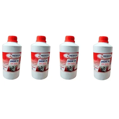 Z Premium OX 320 Industrial Lubrication Gearbox Oil Pack of 4