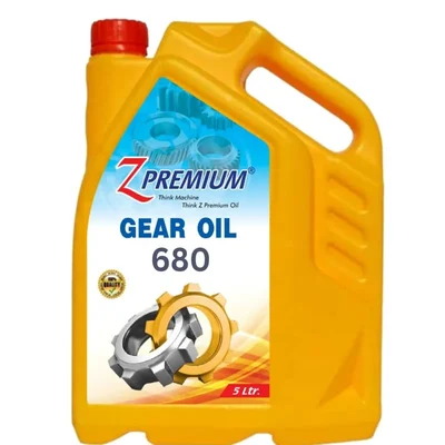 ZPremium Gear Oil 680 Viscous Lubricant Heavy Industrial Transmissions Oxidation Wear Protection Gearbox Oil 5L