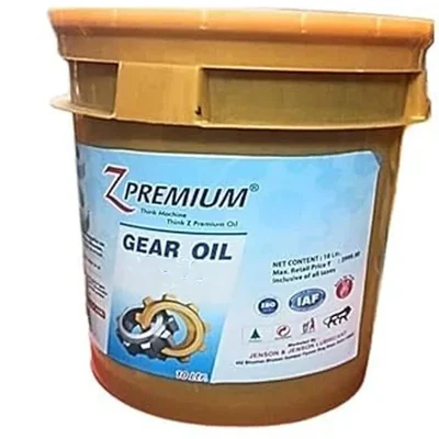ZPremium Synthetic Gear Oil 80W140 Heavy Duty Transmission Fluid Extreme Pressure 1L Can Pack of 4
