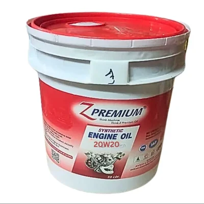 ZPremium 20W20 Synthetic Petrol Engine Oil 10L High Fuel Efficiency Reduced Wear Smooth Cold Start Protection