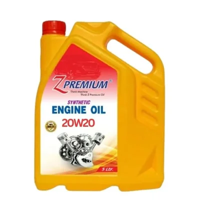 ZPremium 20W20 Synthetic Petrol Engine Oil 5L High Fuel Efficiency Reduced Wear Smooth Cold Start Protection