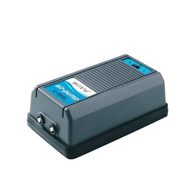 BOYU U-9900 High Efficiency Air Pump | Clear Compact Oxygenation Aerator for Small Aquariums and Hydroponics Setup