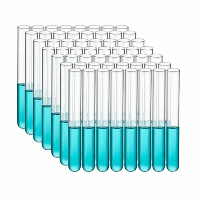 VVS 12x75mm Glass Test Tube Round Bottom Pack of 60 Lab Supplies