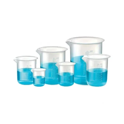 VVS Plastic Beaker Set 25ml to 1000ml Pack of 7 Lab Tools