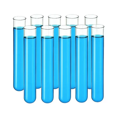 VVS 12mmX75mm Borosilicate Glass Test Tube Round Bottom set of 10pcs Lab Experiments Education