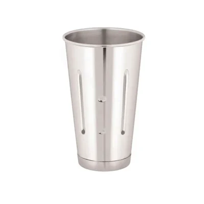 Stainless Steel Malt Cup, Milkshake Shaker Cup for Soda Fountains, Diners, Cafes, and Home Bars