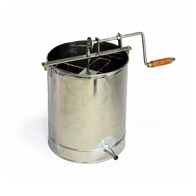 Heavy Duty 4-Frame Stainless-Steel Honey Extractor Fast Spin (1 Pc)