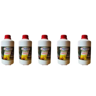 ZPremium OM 11 Oil, 1 Litre Defence Application Industrial Gear Bearings Hydraulic Superior Wear Protection (Pack of 5)