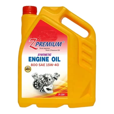 ZPremium Fully Synthetic SAE 43 Engine Oil 5 Litre High Performance Lubricant for Cars Trucks Generators Long Engine Life