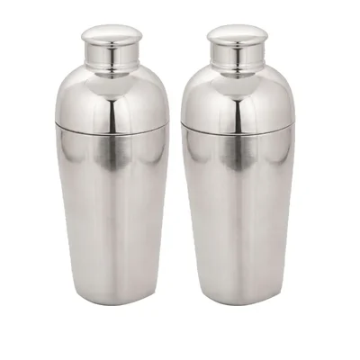 750ml x 2pcs SS Cocktail Shaker of Penguin Shape CSP75, Drink Mixer Set for Home Bars, Parties & Mixology