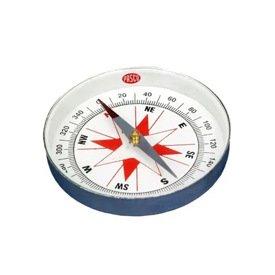 VVS 3 Inch Metal Portable Direction Finding Magnetic Compass School Lab Physics Tool