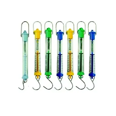Akivin 500g Transparent Acrylic Spring Balance Analog Force Scale