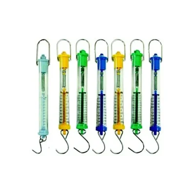 Akivin 100g Transparent Acrylic Spring Balance Precision Force Meter