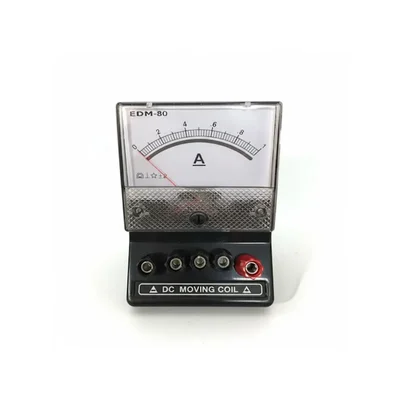 Akivin EDM-80 Single Phase Analog DC Ammeter Electrical Current Meter