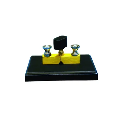 Akivin 7/10 Inch Brass Block Heavy Bakelite Base PLUG KEY one way pack of 2