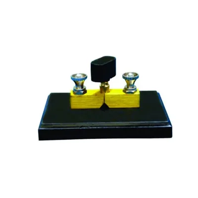 Akivin Pack of 2 Two Way 7/10 Inch Brass Plug Key Bakelite Base